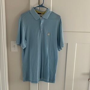 Billabong Baby Blue Polo Shirt Slim Fit